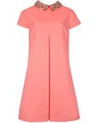 Ted Baker Embellished Collar Tunic - Lyst