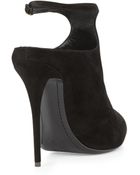 Giuseppe Zanotti Suede Ankle-Strap Bootie - Lyst