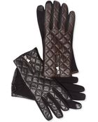 Lauren by Ralph Lauren Qulited Hybrid Touch Gloves - Lyst