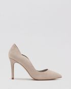 Reiss Pointed Toe Pumps - Harper Scalloped Court High Heel - Lyst