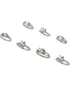 Topshop Sparkle Stone Ring Pack - Lyst