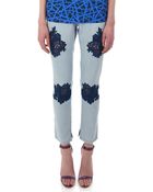 House Of Holland Lace Skinny Jeans - Lyst