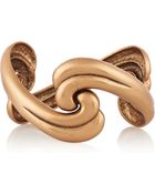Oscar de la Renta Swirl Gold-Tone Bangle - Lyst