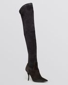 Delman Boots - Bet Over The Knee Stretch Suede - Lyst
