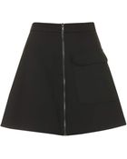 Topshop Patch Pocket A-Line Skirt - Lyst