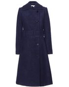Carven Wool-Blend Coat - Lyst
