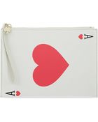 Kate Spade Ace Of Hearts Wristlet Clutch - Lyst