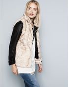 Pull&Bear Fur Gilet - Lyst