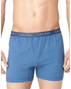 Calvin Klein Slim Fit Knit Boxer Shorts - Lyst