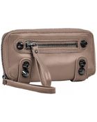 Linea Pelle Dylan Icon Zip Wallet - Lyst