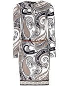 Etro Printed Stretch Dress - Lyst