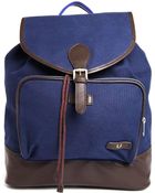 Fred Perry Canvas Backpack - Lyst