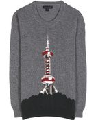 Burberry Prorsum Cashmere Sweater - Lyst