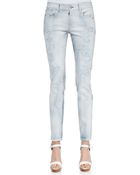 Ralph Lauren Black Label Distressed Matchstick Jeans - Lyst