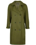 Topshop Petite Split Back Duster Coat - Lyst
