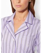 Lauren by Ralph Lauren Striped Cotton His Shirt - Lyst