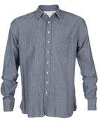 Rag & Bone Placket Stripe Shirt - Lyst