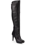 Adrienne Vittadini Plymouth Tall Platform Boots - Lyst