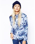 Carhartt Long Sleeve Shirt With Nature Print - Lyst
