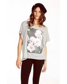 Wildfox Romantic Roses Boy Tee - Lyst