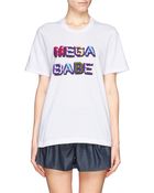 Markus Lupfer 'Mega Babe' Sequin Alex T-Shirt - Lyst