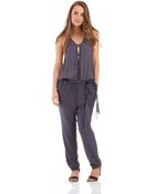 Free People Sleeveless Jumpsuit - Lyst