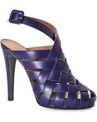Hermes HermãˆS Woven Platform Pumps - Lyst