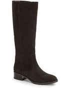 Donald J Pliner Suede Riding Boots - Lyst