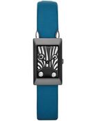 Marc By Marc Jacobs Womens Zebra Teal Leather Strap 23mm - Lyst