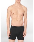 Calvin Klein 3 Pack Cotton Boxer Briefs - Lyst