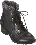 Nine West Finnley Lace Up Booties - Lyst