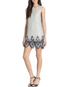 Alice + Olivia Dot Embellished Lace Dress - Lyst