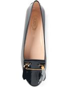 Tod's Safety Pin Fringed Ballerinas - Lyst