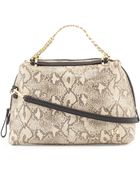 Halston Heritage Small Leather Satchel Bag - Lyst