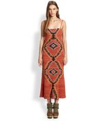 Polo Ralph Lauren Printed Maxi Dress - Lyst