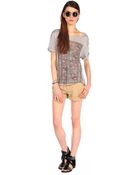 House Of Harlow Paisley Tee - Lyst