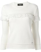 DSquared2 Knitted Top - Lyst