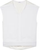 Helmut Lang Contra Drape Sleeveless Top - Lyst