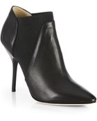 Jimmy Choo Delve Suede & Leather Mixed Media Booties - Lyst