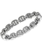 Michael Kors Crystal Maritime Link Bracelet - Lyst