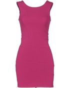 Versace Jeans Couture Short Dress - Lyst