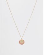 Selected /femme Dine Two Disc Necklace - Lyst