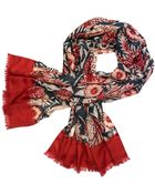 Tory Burch Bird Of Paradise Scarf - Lyst
