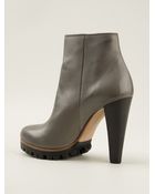 Vic Leather Ankle Boot - Lyst