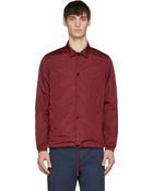 Acne Studios Burgundy Tony Laser Jacket - Lyst