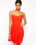 Tfnc Prom Dress With Pleated Skirt - Lyst