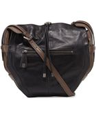 Kooba Lynn Leather Shoulder Bag Black - Lyst