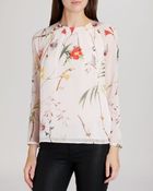 Ted Baker Top Zalona Botanical Print - Lyst