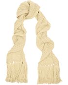 Etoile Isabel Marant Drake Cable-Knit Wool Scarf - Lyst