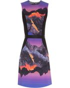 Peter Pilotto Nova Alps Printed Mini Dress - Lyst